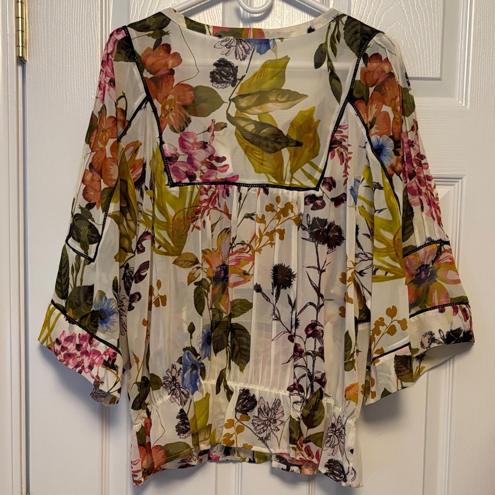 Daniel Rainn Multicolor Floral Blouse - Picture 4 of 4